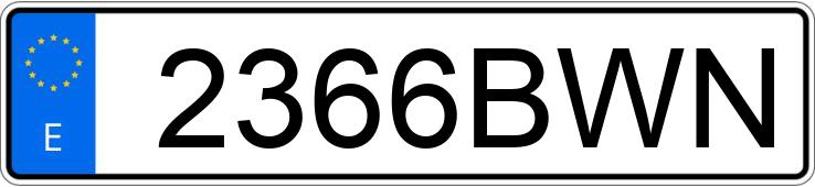 Numer rejestracyjny 2366BWN posiada FORD FOCUS