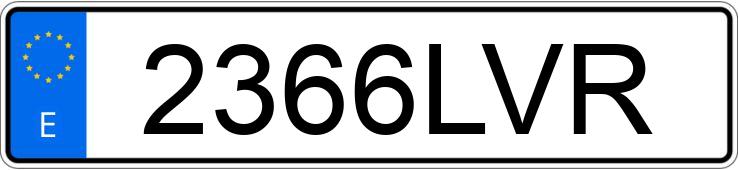 Numer rejestracyjny 2366LVR posiada MAZDA MAZDA3