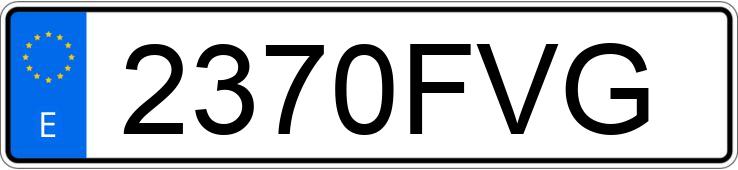 Numer rejestracyjny 2370FVG posiada ALFA ROMEO 147 Numer rejestracyjny 2370FVG posiada ALFA ROMEO 147