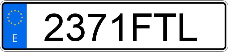 Numer rejestracyjny 2371FTL posiada OPEL ASTRA TWIN TOP