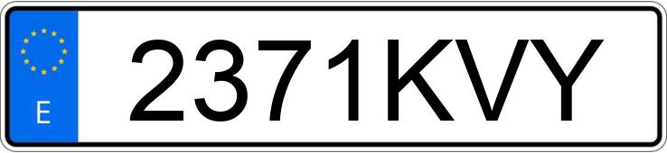 Numer rejestracyjny 2371KVY posiada PIAGGIO LIBERTY 125