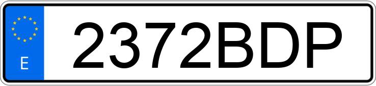 Numer rejestracyjny 2372BDP posiada SEAT LEON