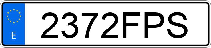 Numer rejestracyjny 2372FPS posiada CITROEN C4