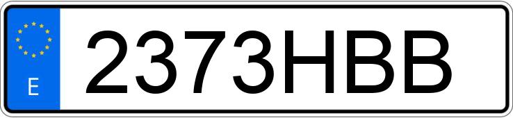 Numer rejestracyjny 2373HBB posiada PEUGEOT 207 Numer rejestracyjny 2373HBB posiada PEUGEOT 207