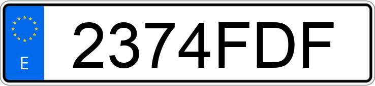 Numer rejestracyjny 2374FDF posiada MITSUBISHI PAJERO