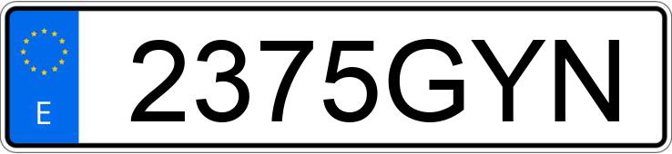 Numer rejestracyjny 2375GYN posiada MERCEDES E (212-207) Numer rejestracyjny 2375GYN posiada MERCEDES E (212-207)