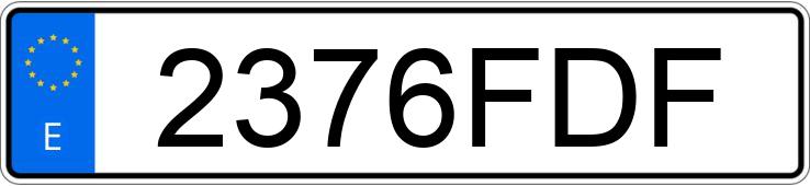 Numer rejestracyjny 2376FDF posiada IVECO DAILY Numer rejestracyjny 2376FDF posiada IVECO DAILY