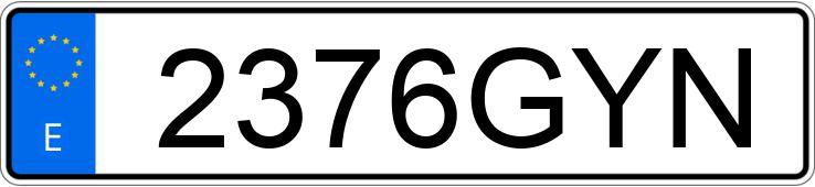 Numer rejestracyjny 2376GYN posiada TOYOTA AVENSIS Numer rejestracyjny 2376GYN posiada TOYOTA AVENSIS