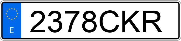 Numer rejestracyjny 2378CKR posiada AUDI A3 Numer rejestracyjny 2378CKR posiada AUDI A3