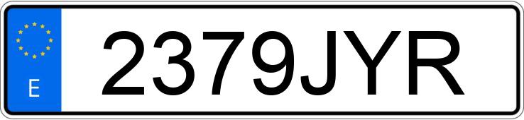 Numer rejestracyjny 2379JYR posiada FORD KUGA Numer rejestracyjny 2379JYR posiada FORD KUGA