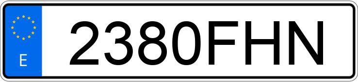 Numer rejestracyjny 2380FHN posiada VOLKSWAGEN GOLF Numer rejestracyjny 2380FHN posiada VOLKSWAGEN GOLF