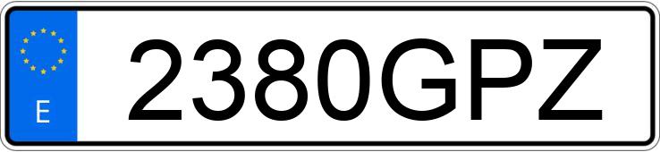 Numer rejestracyjny 2380GPZ posiada PEUGEOT 3008