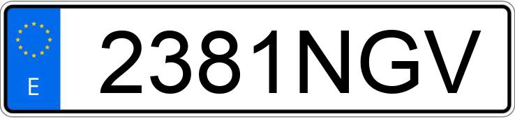 Numer rejestracyjny 2381NGV posiada VOLKSWAGEN TIGUAN Numer rejestracyjny 2381NGV posiada VOLKSWAGEN TIGUAN