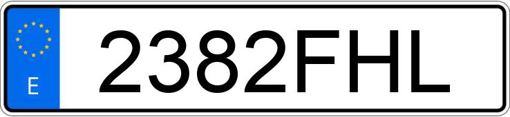 Numer rejestracyjny 2382FHL posiada VOLKSWAGEN PASSAT Numer rejestracyjny 2382FHL posiada VOLKSWAGEN PASSAT