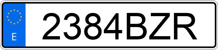 Numer rejestracyjny 2384BZR posiada VOLKSWAGEN LT Numer rejestracyjny 2384BZR posiada VOLKSWAGEN LT