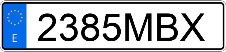 Numer rejestracyjny 2385MBX posiada AUDI RS7 SPORTBACK Numer rejestracyjny 2385MBX posiada AUDI RS7 SPORTBACK