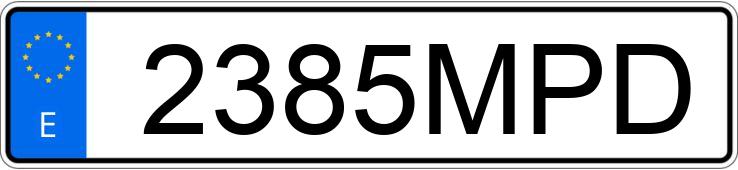 Numer rejestracyjny 2385MPD posiada VOLKSWAGEN POLO Numer rejestracyjny 2385MPD posiada VOLKSWAGEN POLO