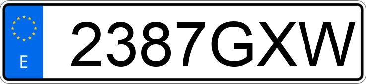 Pirat drogowy w pojeździe o numerach rejestracyjnych 2387GXW