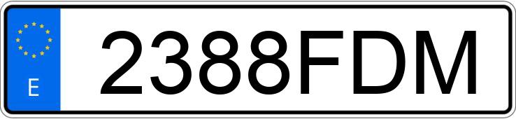 Numer rejestracyjny 2388FDM posiada FORD FOCUS Numer rejestracyjny 2388FDM posiada FORD FOCUS