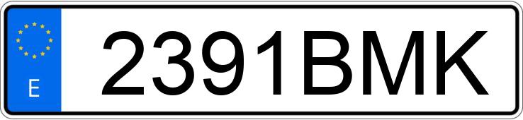 Numer rejestracyjny 2391BMK posiada CITROEN BERLINGO
