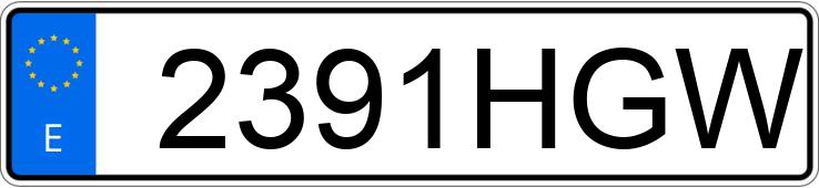 Numer rejestracyjny 2391HGW posiada VOLKSWAGEN GOLF Numer rejestracyjny 2391HGW posiada VOLKSWAGEN GOLF