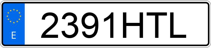Registreringsnumret 2391HTL har RENAULT MAXITY