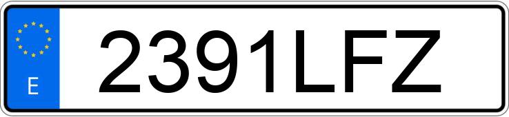 Numer rejestracyjny 2391LFZ posiada MAN TGX Numer rejestracyjny 2391LFZ posiada MAN TGX