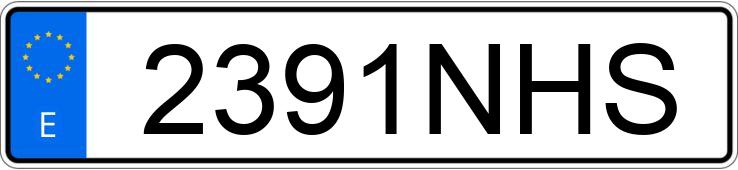 Numer rejestracyjny 2391NHS posiada MERCEDES CLA (117)