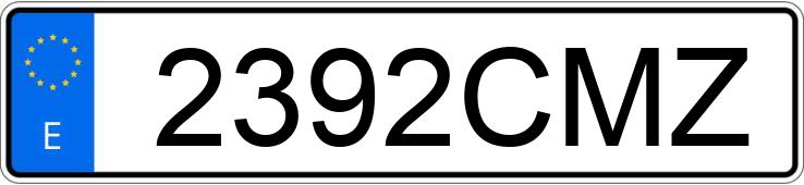 Numer rejestracyjny 2392CMZ posiada HONDA CMX 250 REBEL