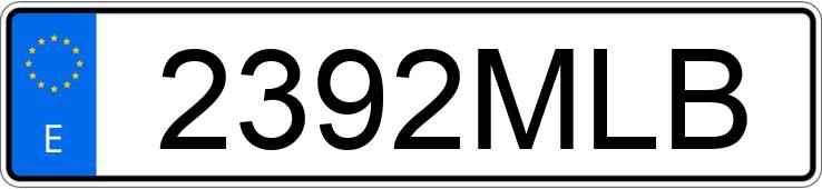 Numer rejestracyjny 2392MLB posiada CITROEN BERLINGO