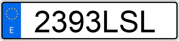 Numer rejestracyjny 2393LSL posiada RENAULT MEGANE
