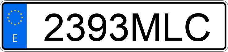 Numer rejestracyjny 2393MLC posiada CITROEN BERLINGO Numer rejestracyjny 2393MLC posiada CITROEN BERLINGO