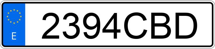 Numer rejestracyjny 2394CBD posiada RENAULT CLIO