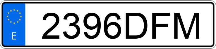 Numer rejestracyjny 2396DFM posiada FIAT IDEA