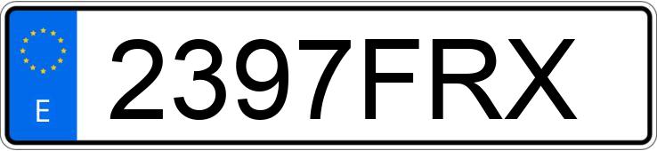 Numer rejestracyjny 2397FRX posiada AUDI A4 Numer rejestracyjny 2397FRX posiada AUDI A4