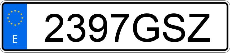 Numer rejestracyjny 2397GSZ posiada OPEL CORSA