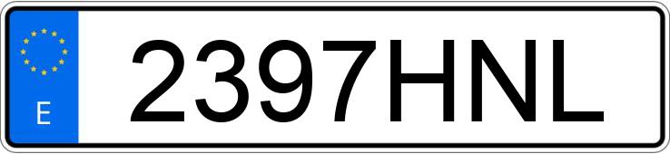 Numer rejestracyjny 2397HNL posiada NISSAN QASHQAI