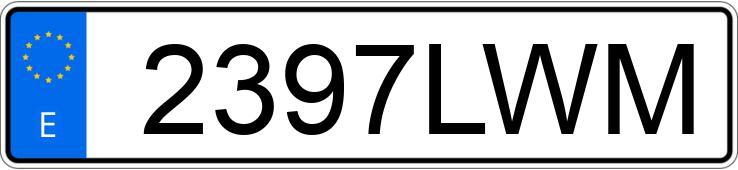 Numer rejestracyjny 2397LWM posiada VOLVO XC90