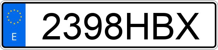 Numer rejestracyjny 2398HBX posiada HYOSUNG AQUILA Numer rejestracyjny 2398HBX posiada HYOSUNG AQUILA