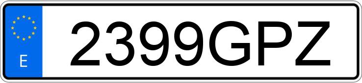 Numer rejestracyjny 2399GPZ posiada CITROEN XSARA