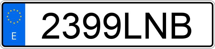 Numer rejestracyjny 2399LNB posiada PEUGEOT 5008