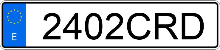 Numer rejestracyjny 2402CRD posiada CITROEN XSARA