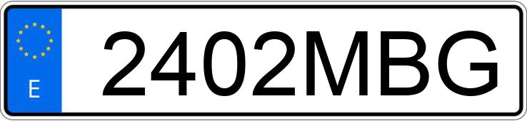 Numer rejestracyjny 2402MBG posiada PORSCHE CAYMAN