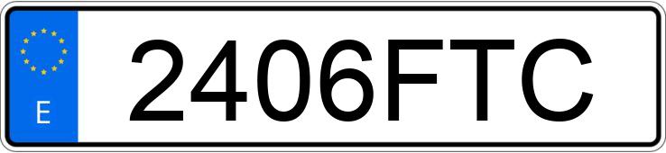 Numer rejestracyjny 2406FTC posiada OPEL ASTRA