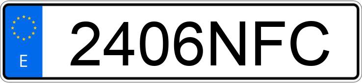 Numer rejestracyjny 2406NFC posiada EVO CROSS 4 Numer rejestracyjny 2406NFC posiada EVO CROSS 4