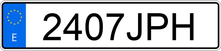 Numer rejestracyjny 2407JPH posiada SEAT TOLEDO Numer rejestracyjny 2407JPH posiada SEAT TOLEDO