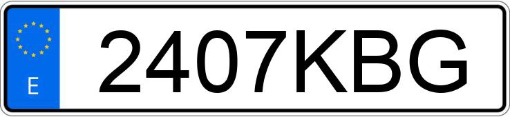 Numer rejestracyjny 2407KBG posiada PEUGEOT 308