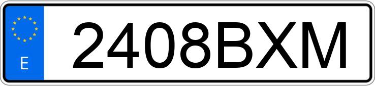 Numer rejestracyjny 2408BXM posiada SEAT IBIZA