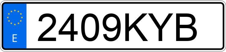 Numer rejestracyjny 2409KYB posiada BMW X4 Numer rejestracyjny 2409KYB posiada BMW X4