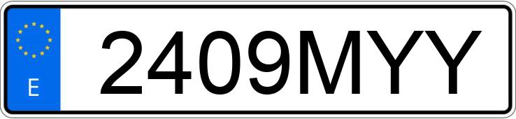 Numer rejestracyjny 2409MYY posiada CUPRA FORMENTOR